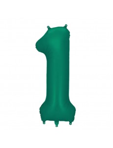 Balão Número 1 Verde Escuro